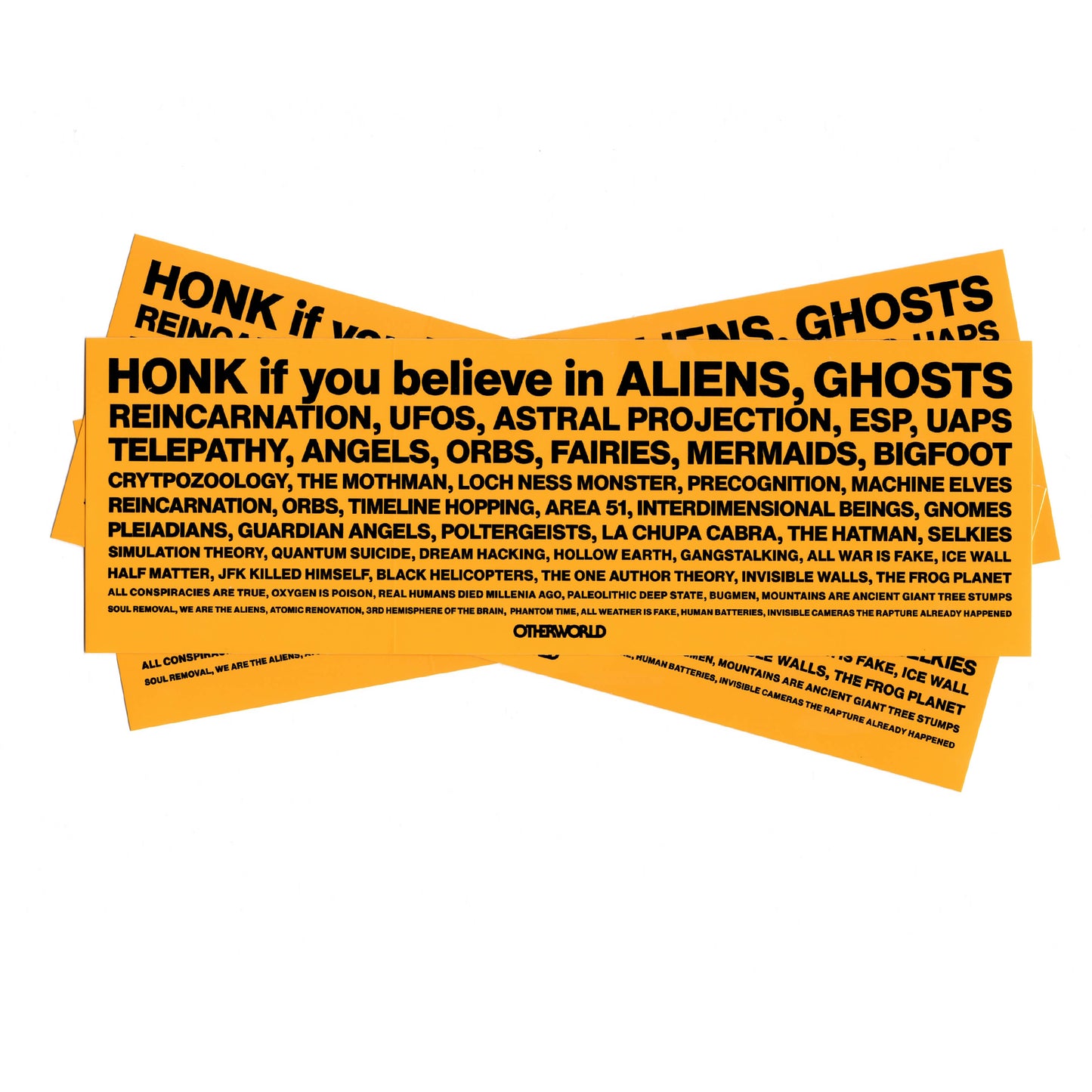 Honk If You Believe Bumper Sticker